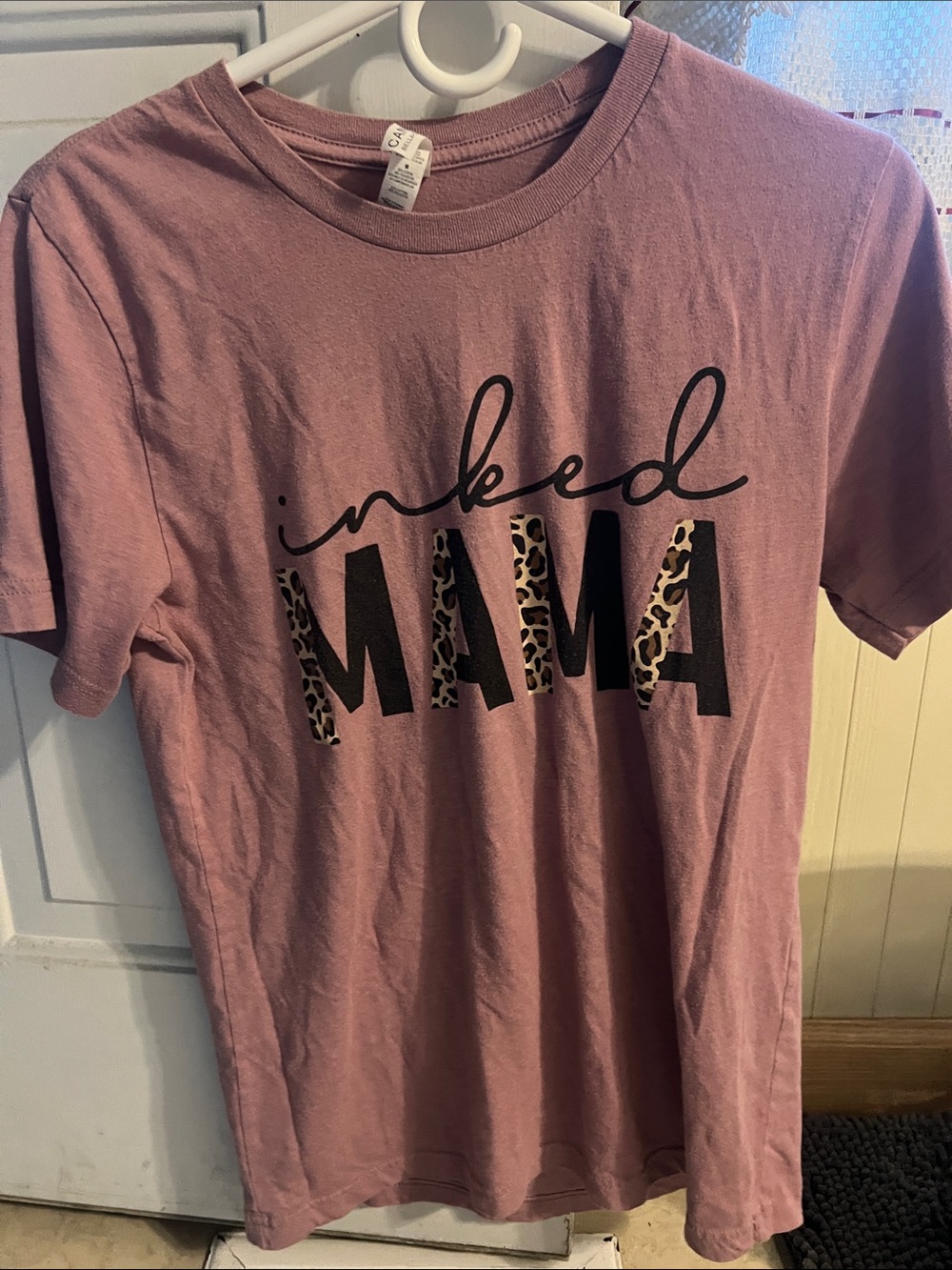 Bella Canvas Mauve 'inked MAMA' Graphic Tee